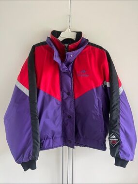 Vintage 90’s Colour block Ice Rider by Mustang Snowmobile Jacket